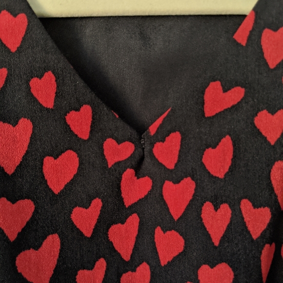 NWT Sugar Lips Heart Ruffle Date Dress Size XS - Picture 7 of 7